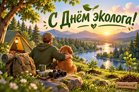 Открытка «День эколога»: С Днём эколога!
