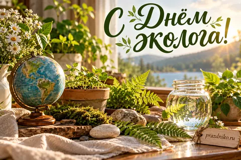 Открытка «День эколога»: С Днём эколога!