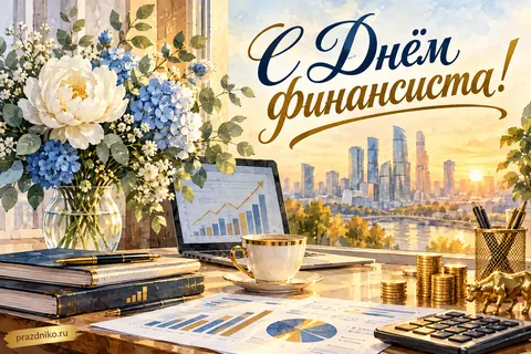 Открытка «День финансиста»: С Днём финансиста!
