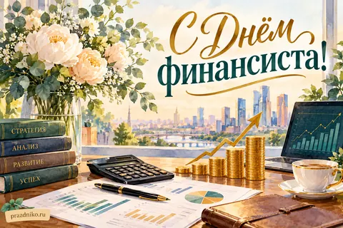 Открытка «День финансиста»: С Днём финансиста!