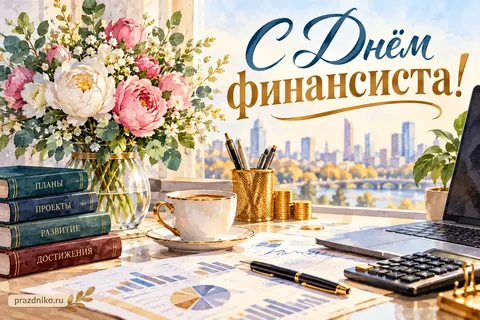 Открытка «День финансиста»: С Днём финансиста!