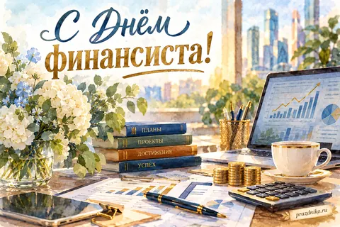 Открытка «День финансиста»: С Днём финансиста!