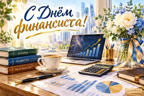 Открытка «День финансиста»: С Днём финансиста!