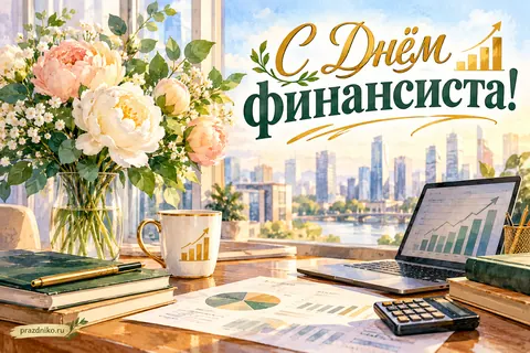 Открытка «День финансиста»: С Днём финансиста!