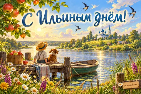Открытка «День физкультурника»: С Днём
физкультурника!