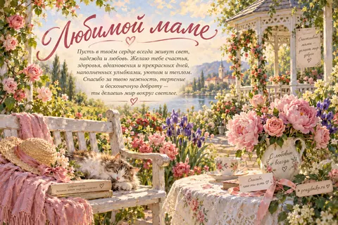Открытка: День матери