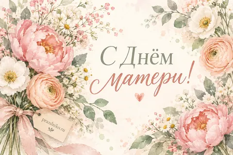 Открытка: День матери