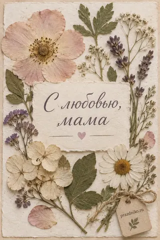Открытка: День матери