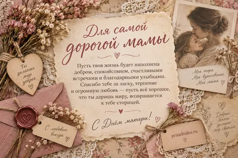 Открытка: День матери