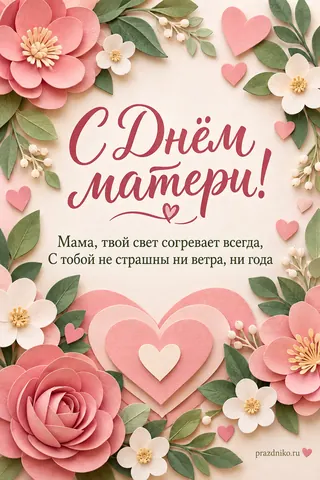 Открытка: День матери