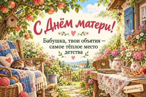 Открытка: День матери