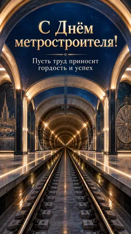 Открытка «День метростроителя»: С Днём метростроителя!
Пусть труд приносит гордость и успех
prazdniko.ru
