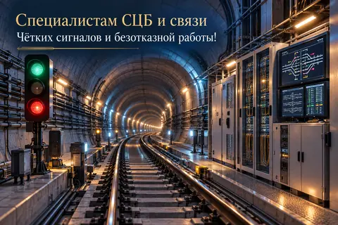 Открытка «День метростроителя» — специалистам сцб и связи: Специалистам СЦБ и связи
Чётких сигналов и безотказной работы!
prazdniko.ru
