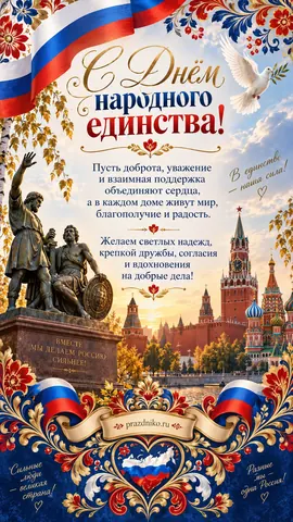 Открытка: День народного единства