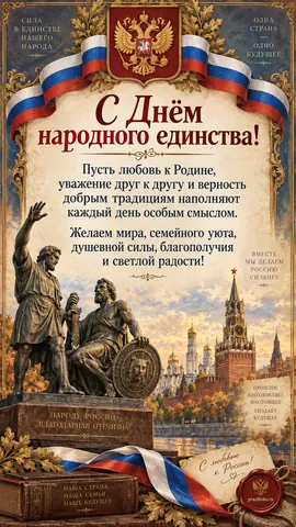 Открытка: День народного единства