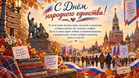 Открытка: День народного единства