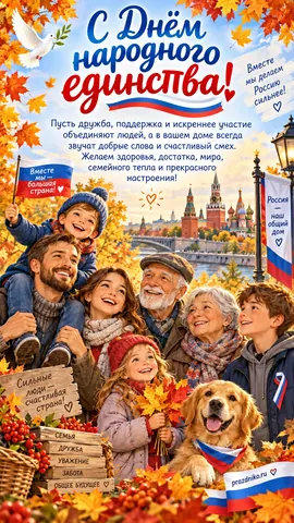 Открытка: День народного единства
