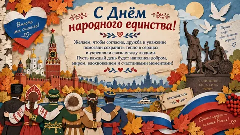 Открытка: День народного единства