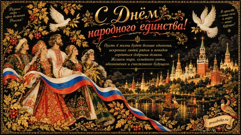Открытка: День народного единства