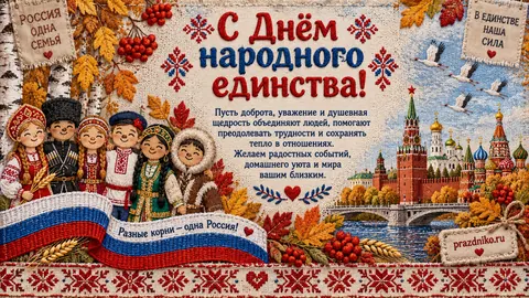 Открытка: День народного единства