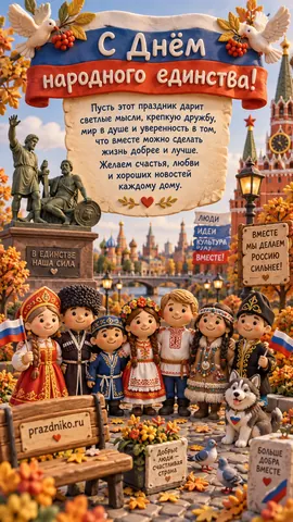 Открытка: День народного единства