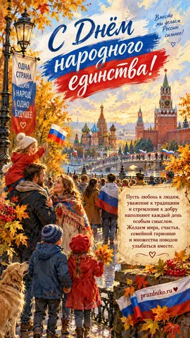 Открытка: День народного единства