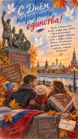 Открытка: День народного единства
