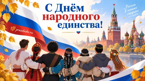 Открытка: День народного единства