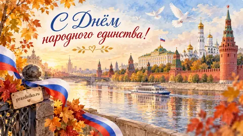 Открытка: День народного единства