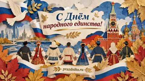 Открытка: День народного единства