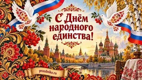 Открытка: День народного единства