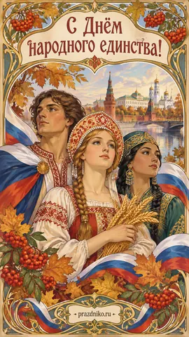 Открытка: День народного единства