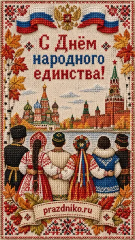 Открытка: День народного единства