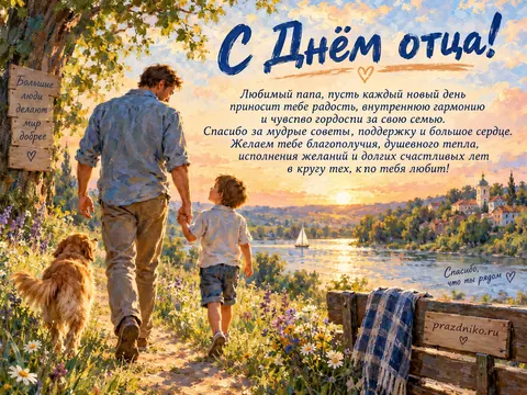 Открытка: День отца