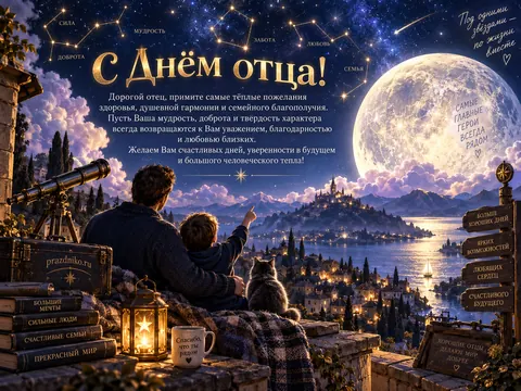 Открытка: День отца