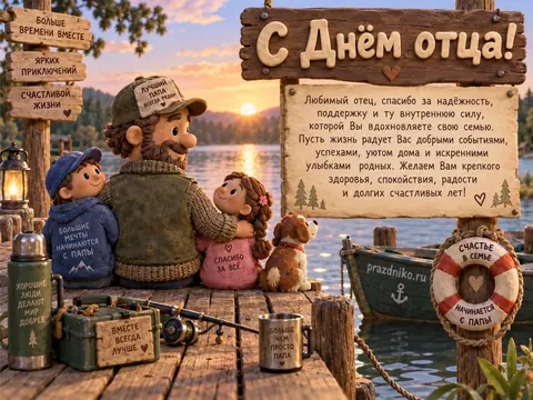 Открытка: День отца