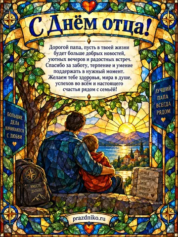 Открытка: День отца