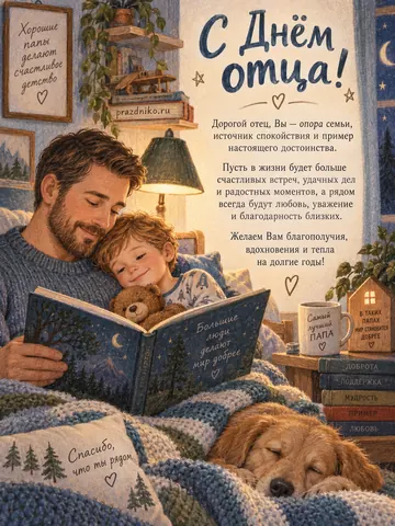 Открытка: День отца