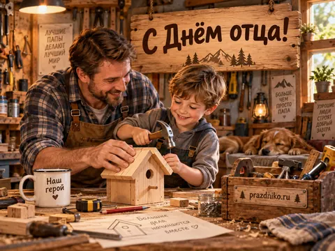 Открытка: День отца