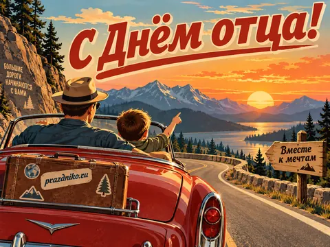 Открытка: День отца
