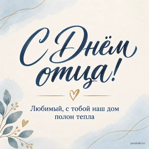 Открытка: День отца