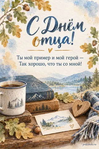 Открытка: День отца