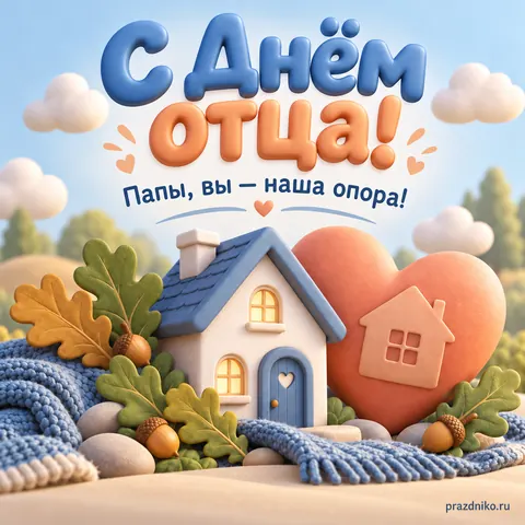 Открытка: День отца