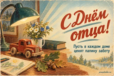 Открытка: День отца