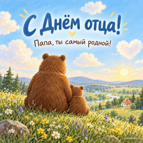 Открытка: День отца