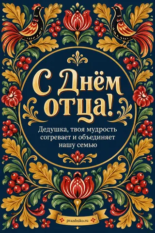 Открытка: День отца