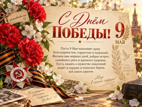 Открытка: День Победы