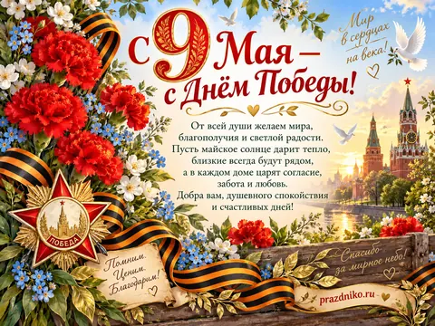 Открытка: День Победы