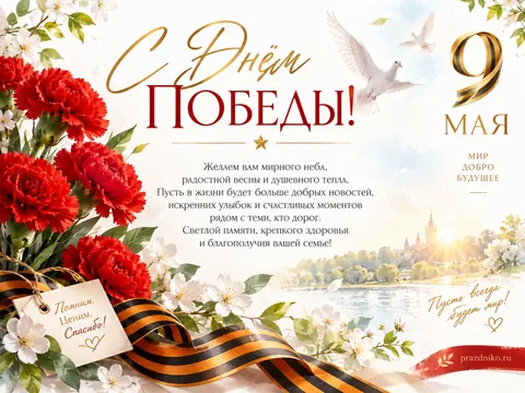 Открытка: День Победы