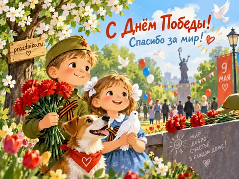 Открытка: День Победы